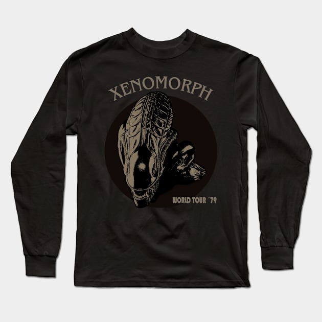 Alien Long Sleeve T-Shirt by mephobiadesigns